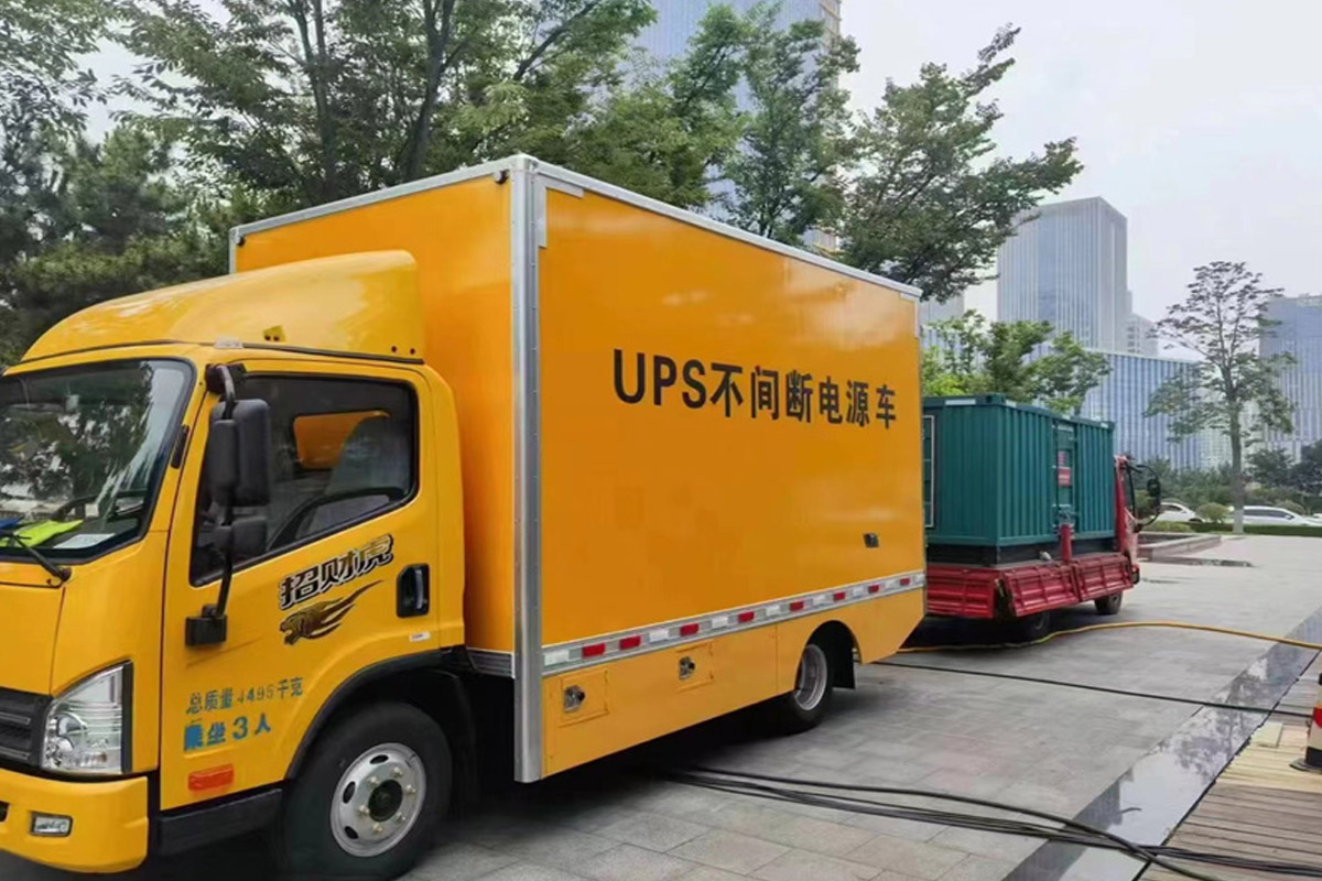 三门峡发电机租赁施工现场