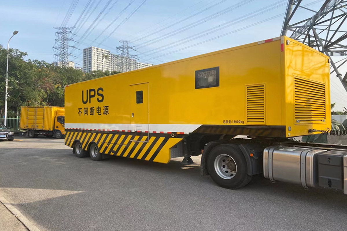 三门峡发电机租赁施工现场