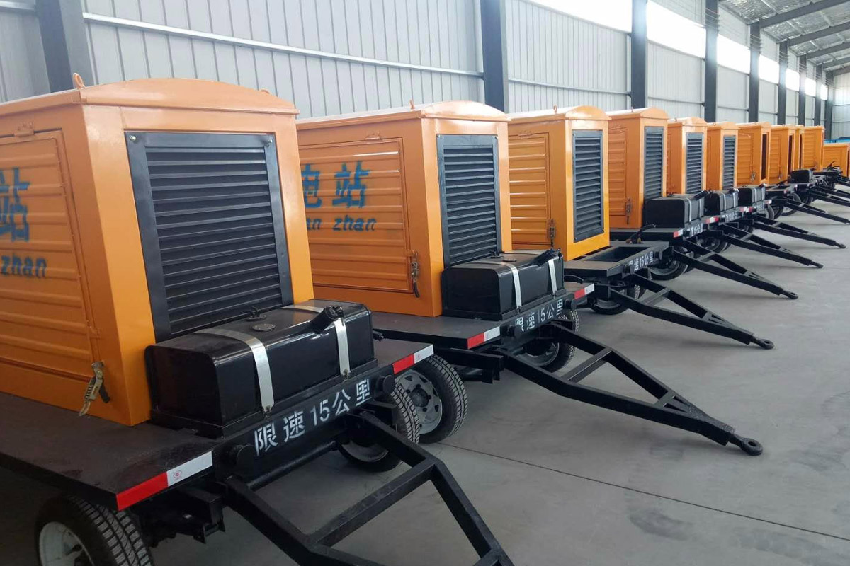 三门峡发电机租赁施工现场